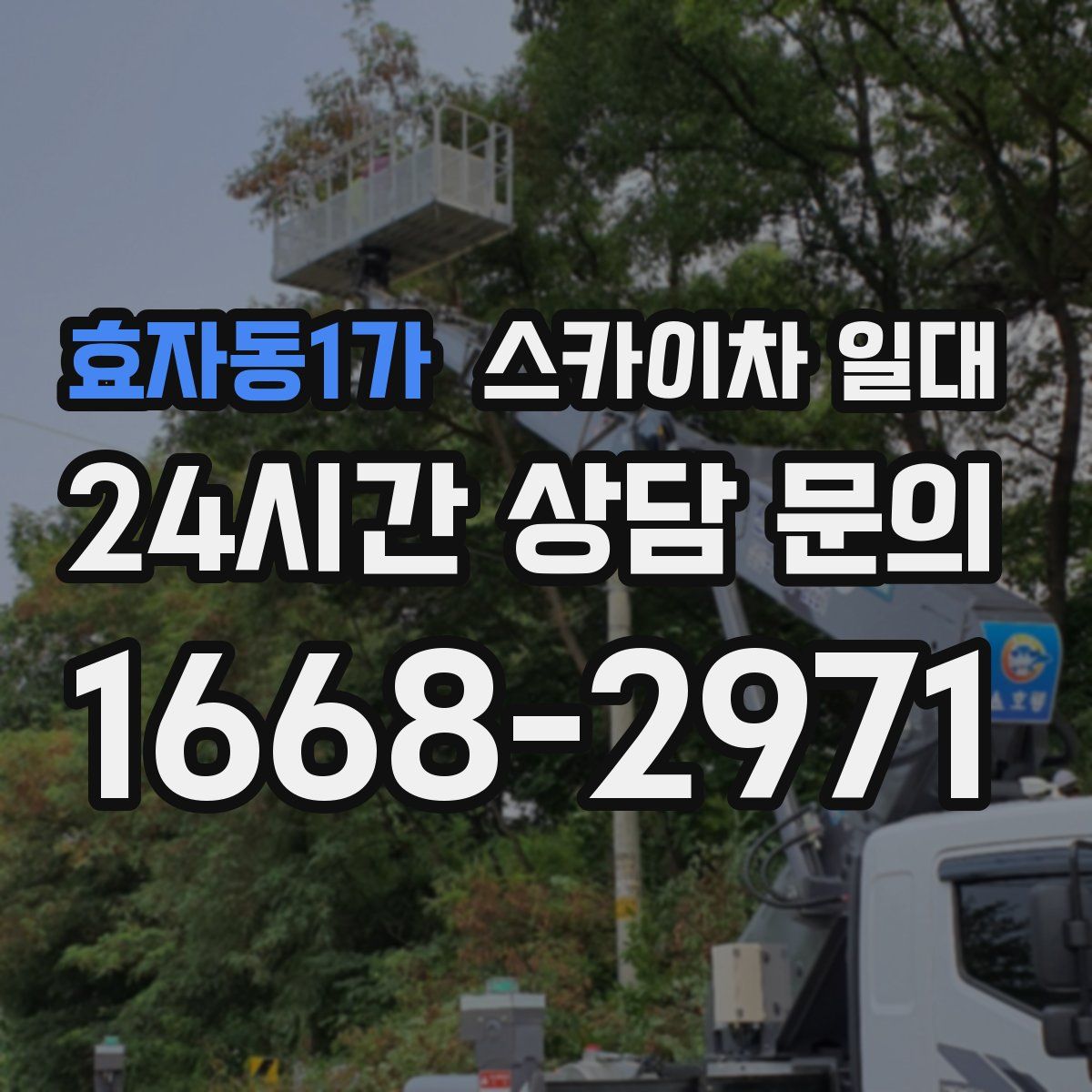 효자동1가 스카이차 일대