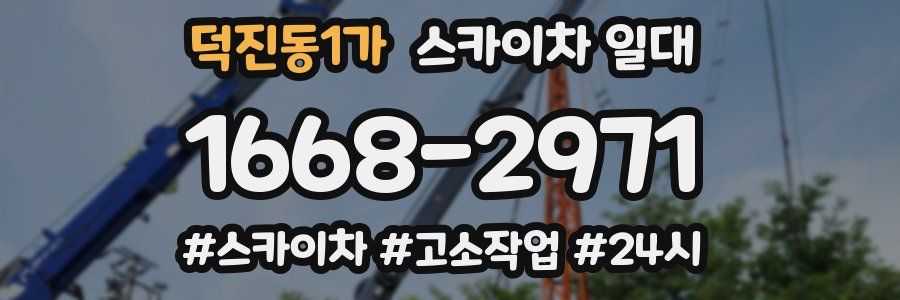덕진동1가 스카이차 일대