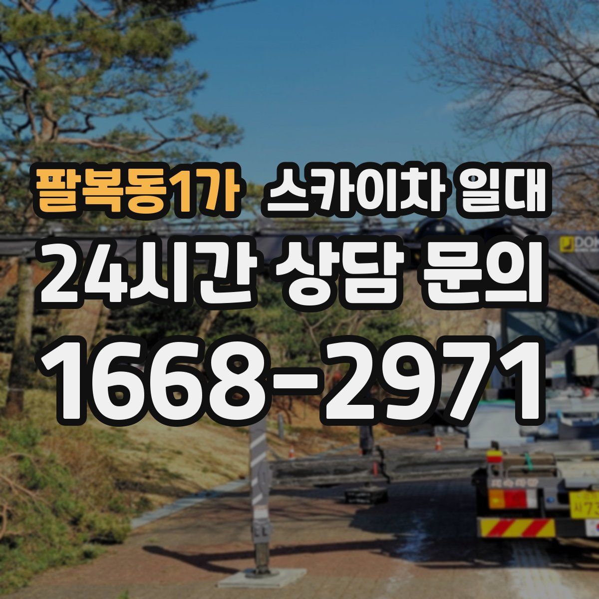 팔복동1가 스카이차 일대