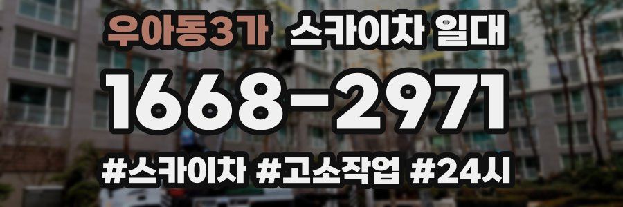 우아동3가 스카이차 일대