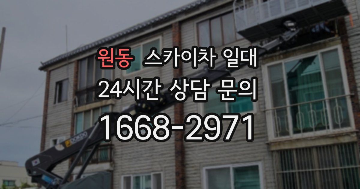 원동 스카이차 일대