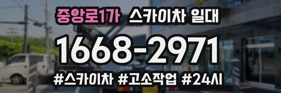 중앙로1가 스카이차 일대