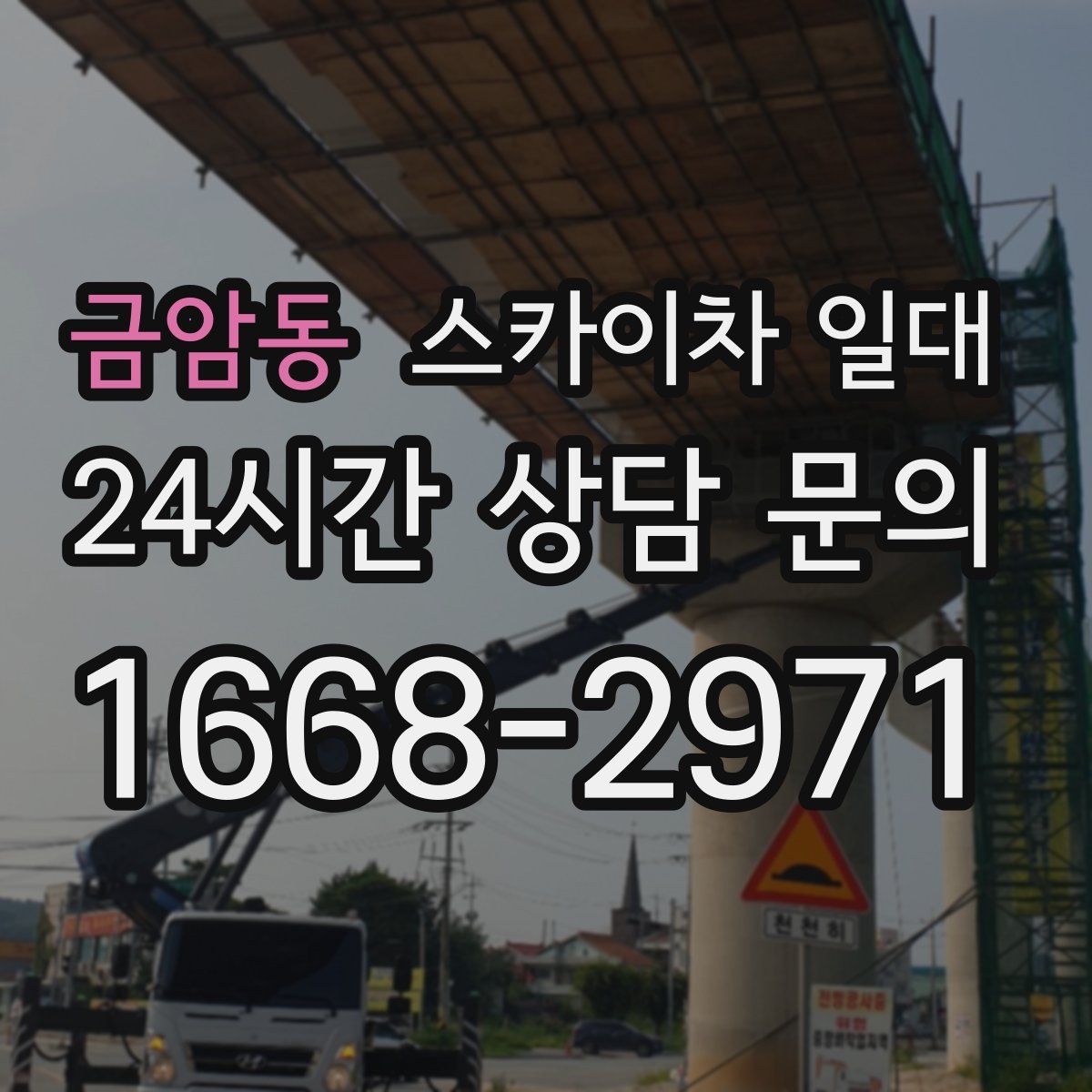 금암동 스카이차 일대