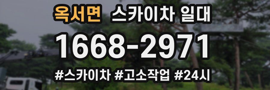 옥서면 스카이차 일대