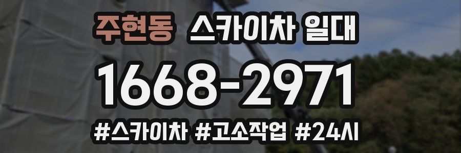 주현동 스카이차 일대