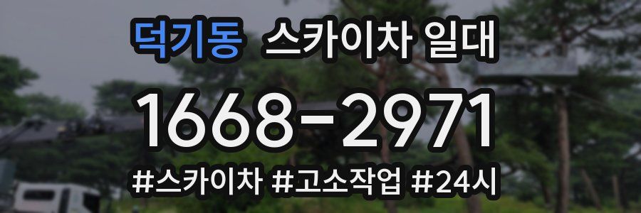 덕기동 스카이차 일대