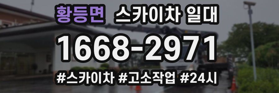황등면 스카이차 일대