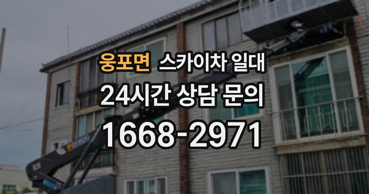 웅포면 스카이차 일대