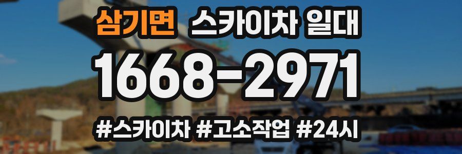 삼기면 스카이차 일대