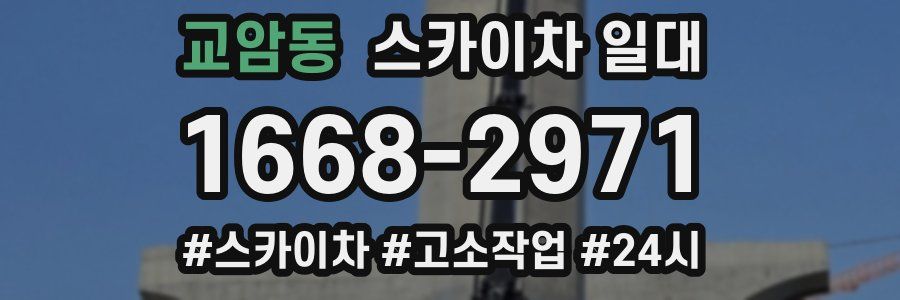 교암동 스카이차 일대