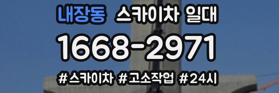 내장동 스카이차 일대