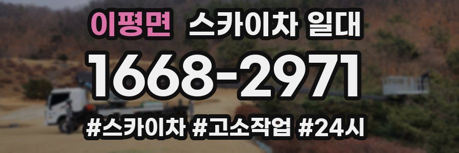 이평면 스카이차 일대