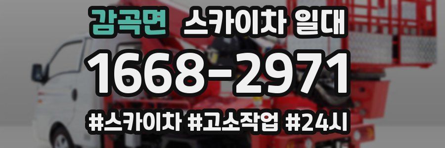 감곡면 스카이차 일대
