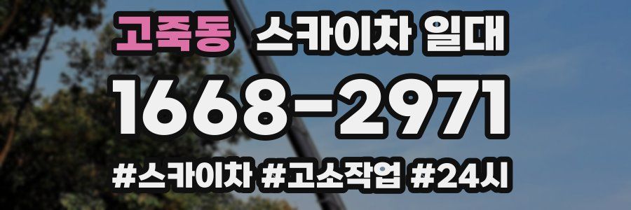 고죽동 스카이차 일대