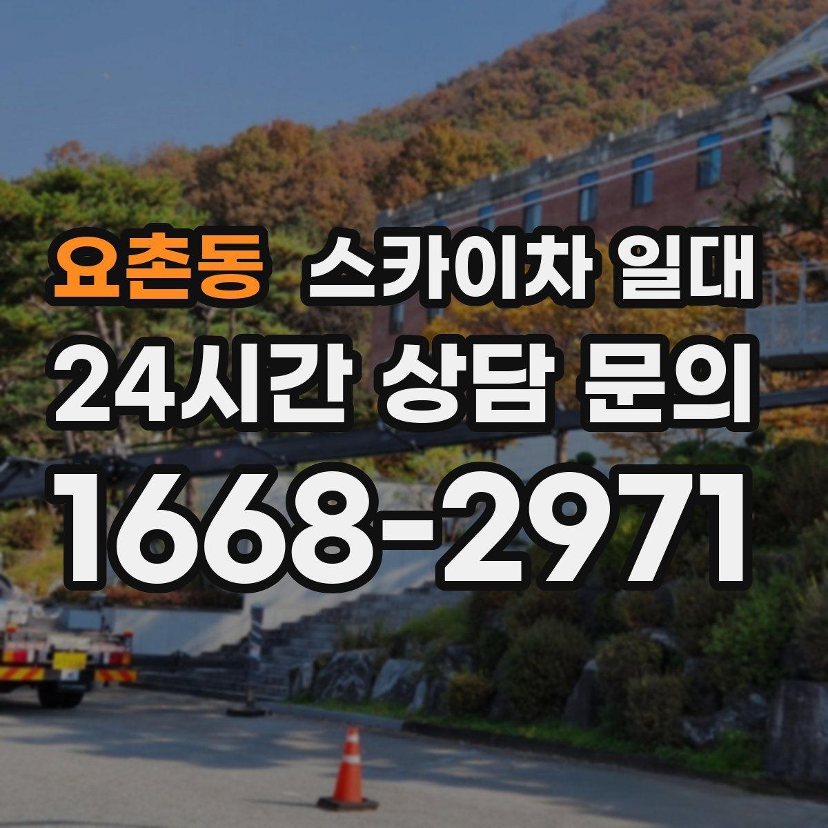 요촌동 스카이차 일대