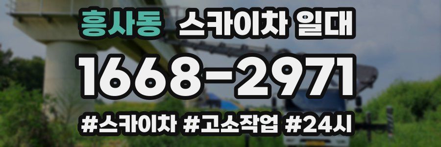 흥사동 스카이차 일대