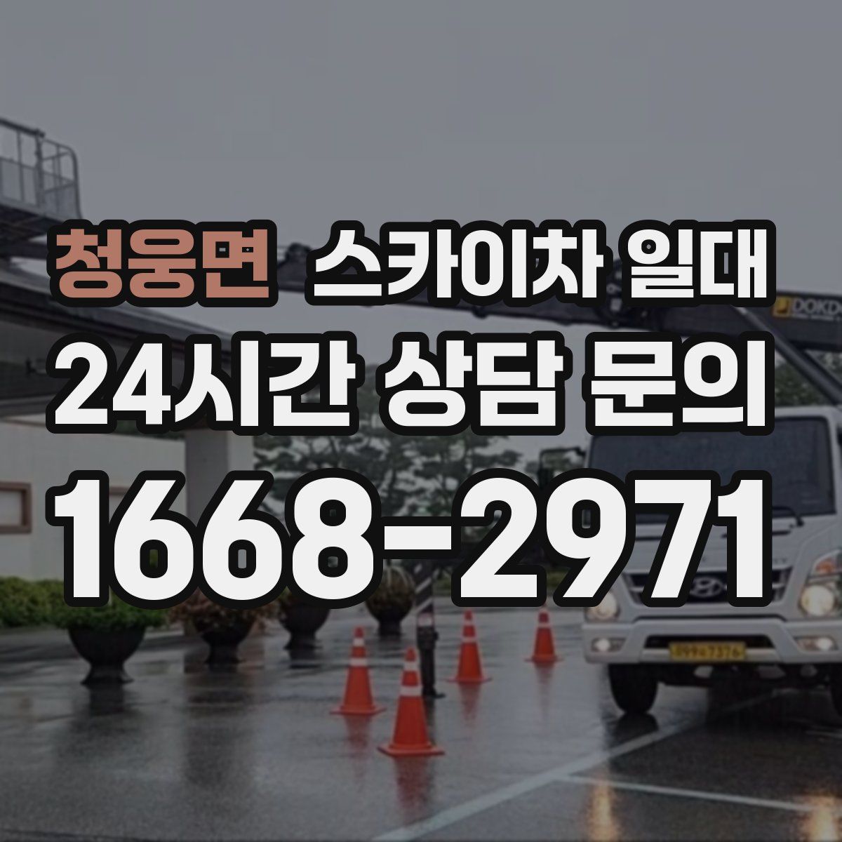 청웅면 스카이차 일대