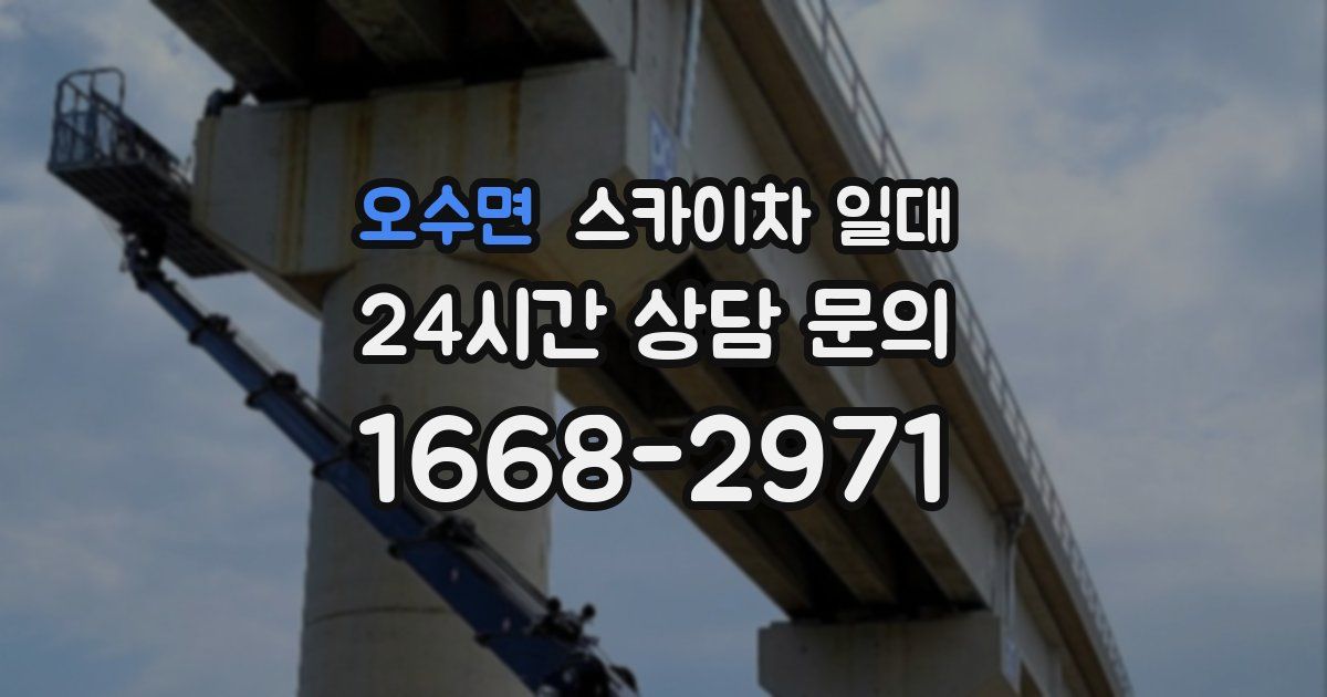 오수면 스카이차 일대