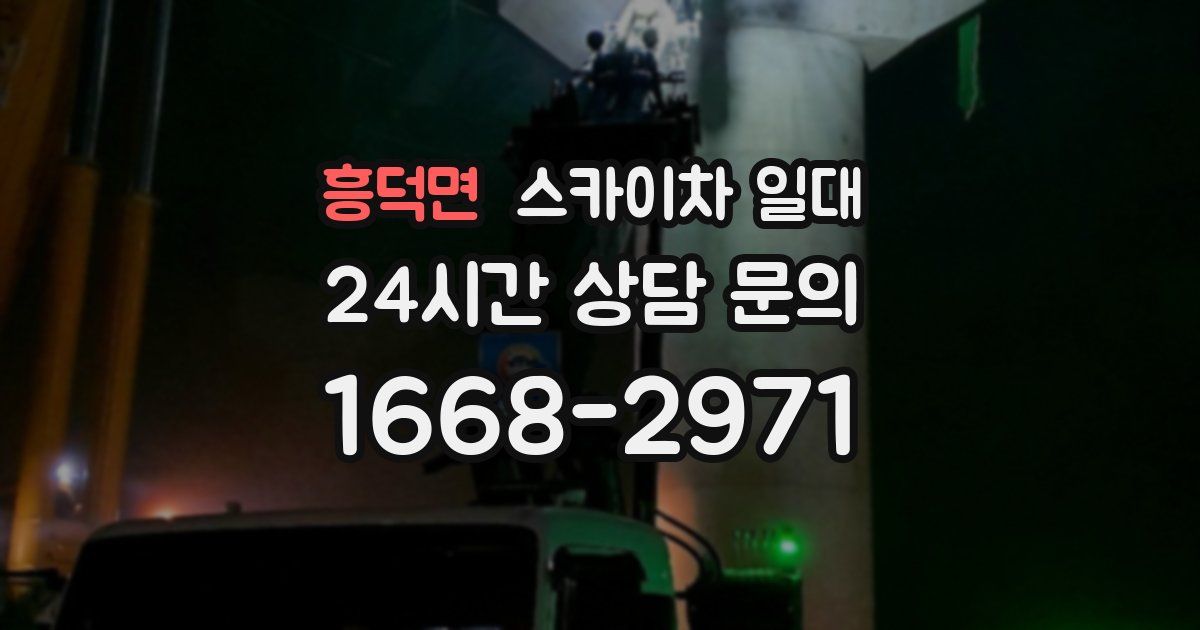 흥덕면 스카이차 일대