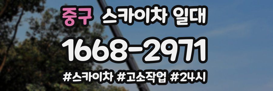 중구 스카이차 일대