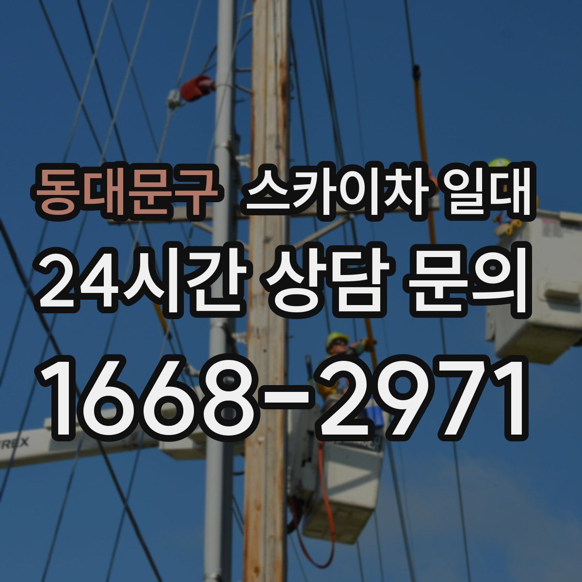 동대문구 스카이차 일대