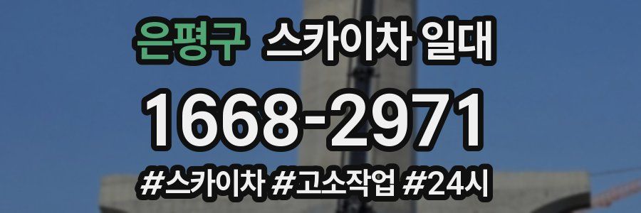 은평구 스카이차 일대