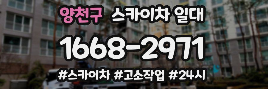 양천구 스카이차 일대