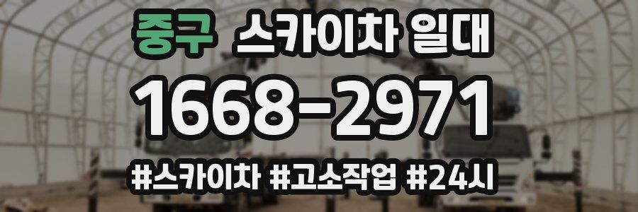 중구 스카이차 일대