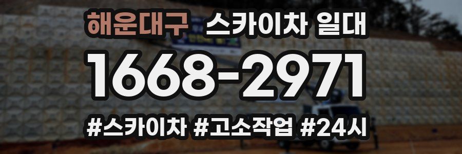 해운대구 스카이차 일대