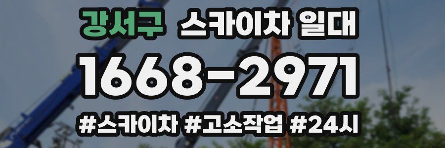 강서구 스카이차 일대