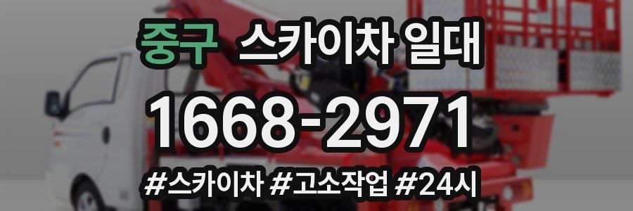중구 스카이차 일대