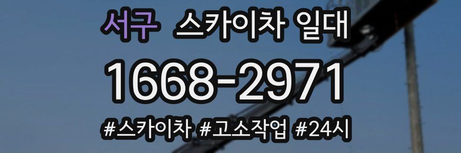 서구 스카이차 일대
