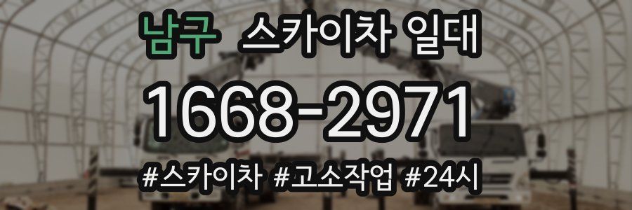 남구 스카이차 일대