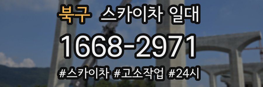 북구 스카이차 일대