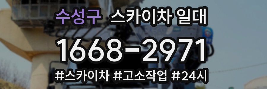 수성구 스카이차 일대