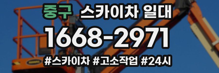 중구 스카이차 일대