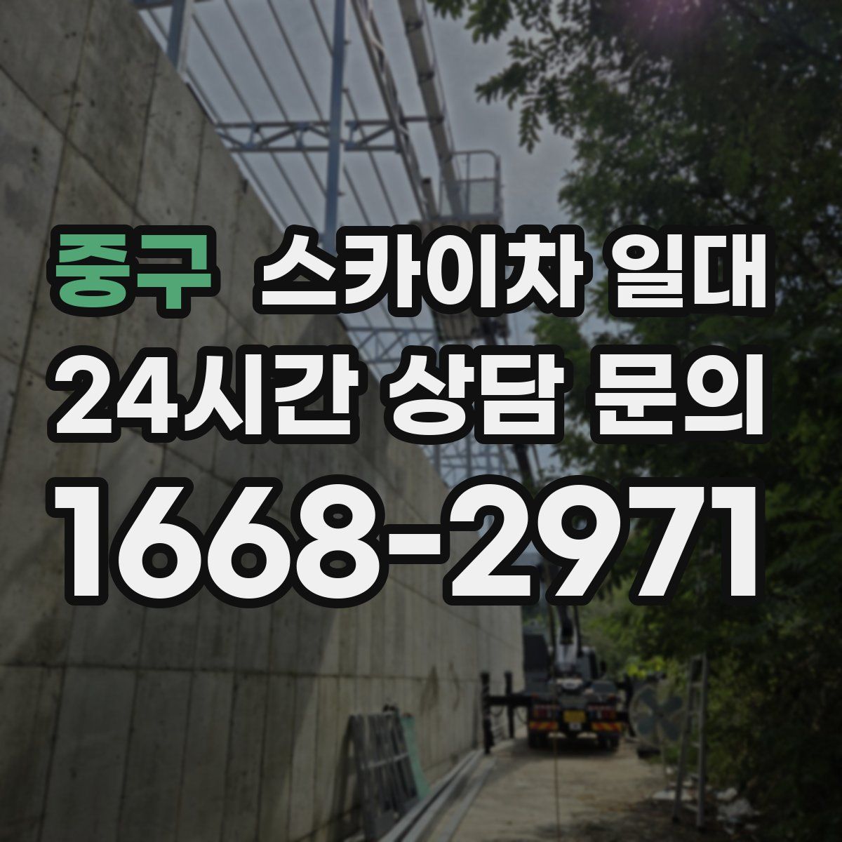 중구 스카이차 일대