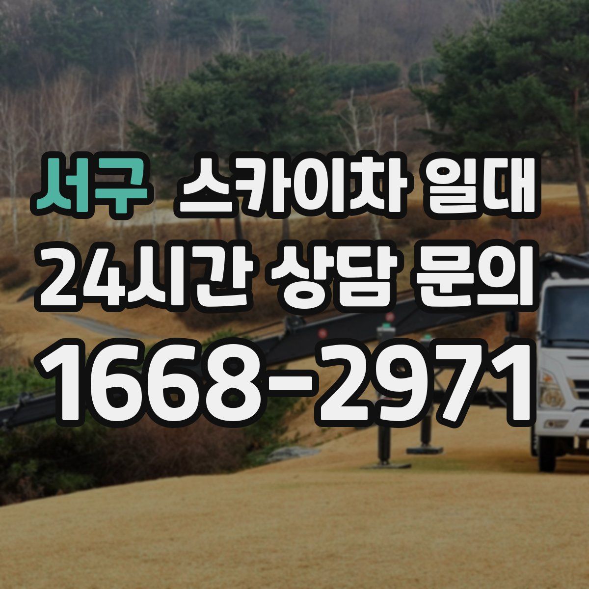 서구 스카이차 일대