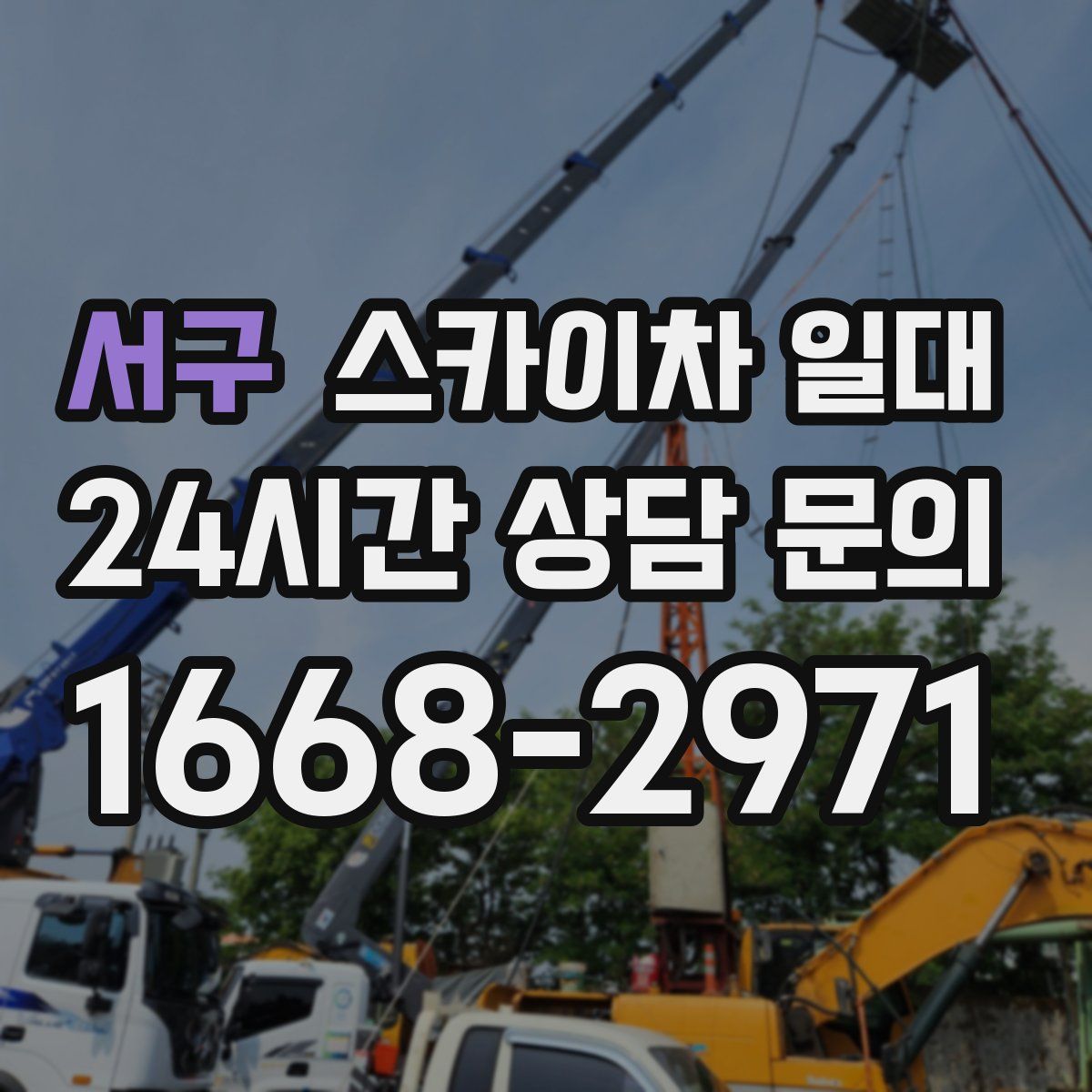 서구 스카이차 일대