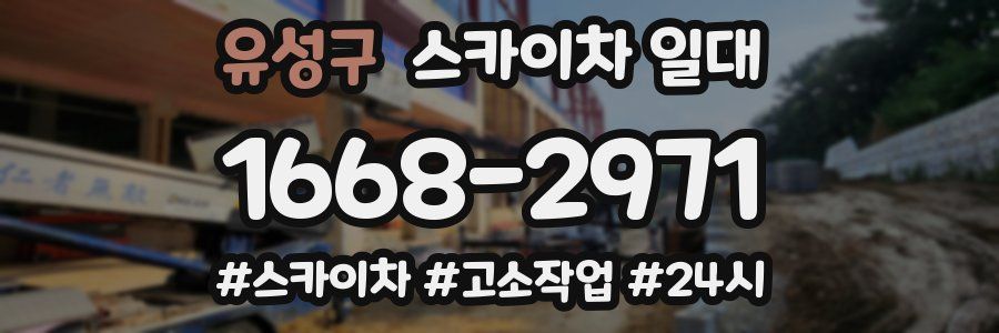 유성구 스카이차 일대