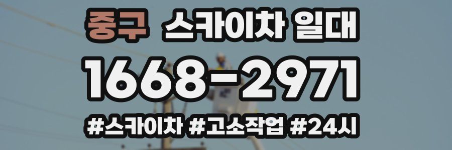 중구 스카이차 일대