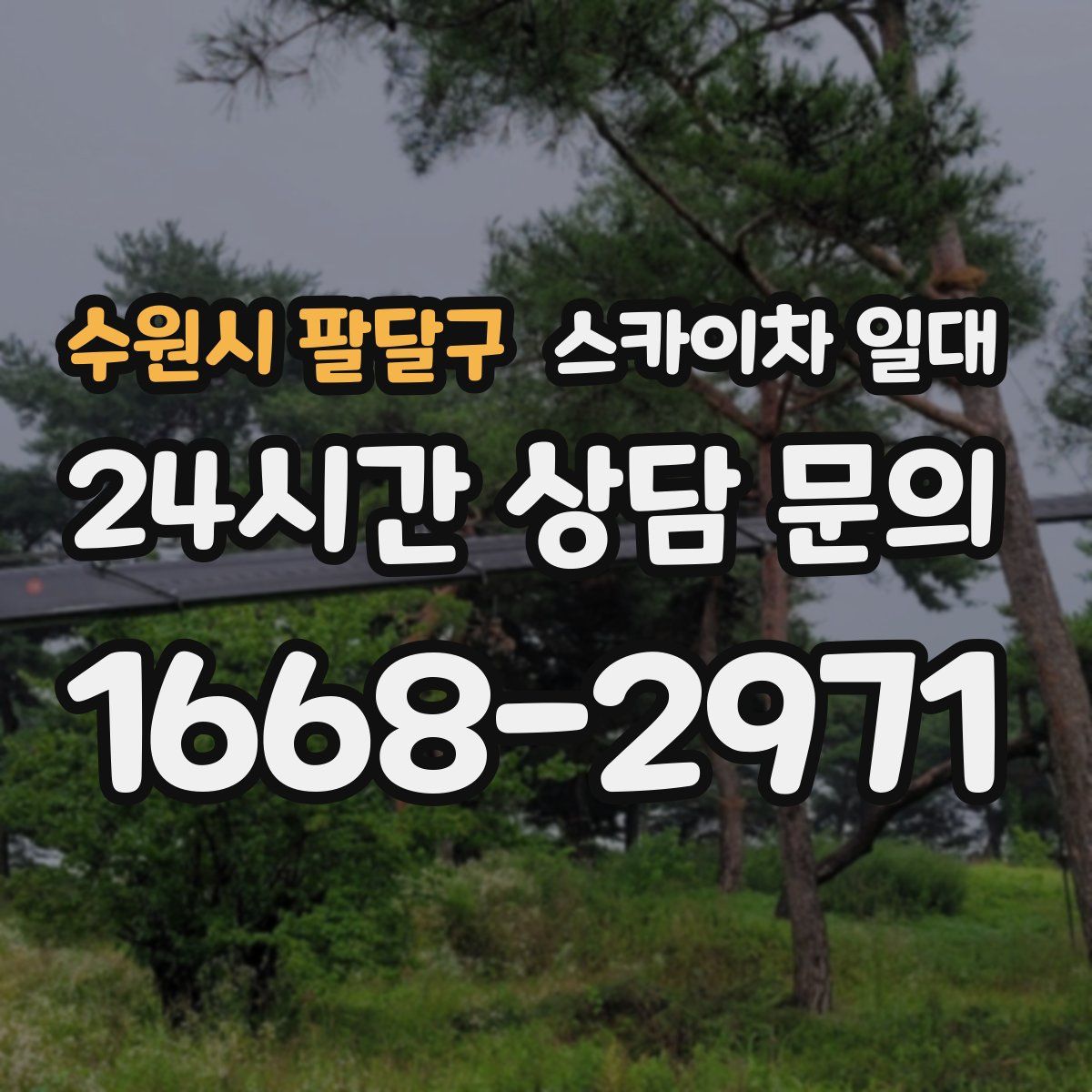수원시 팔달구 스카이차 일대