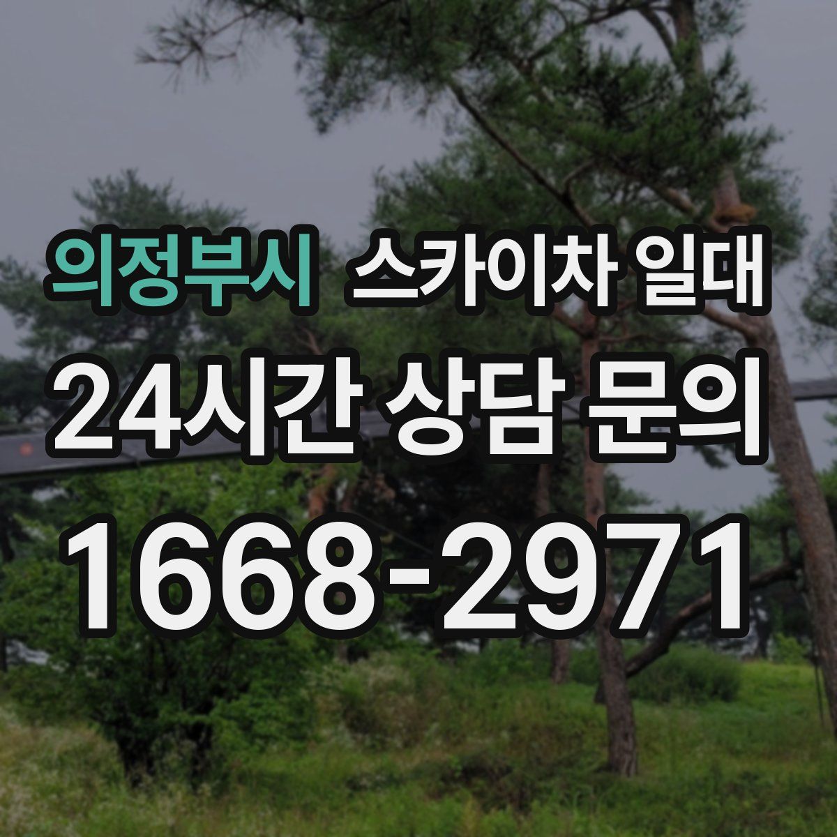 의정부시 스카이차 일대