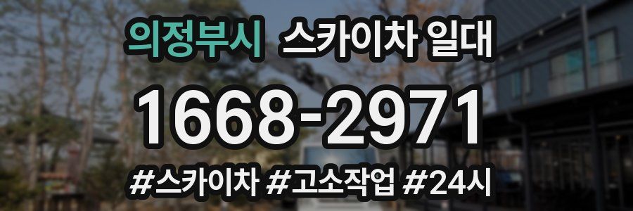 의정부시 스카이차 일대
