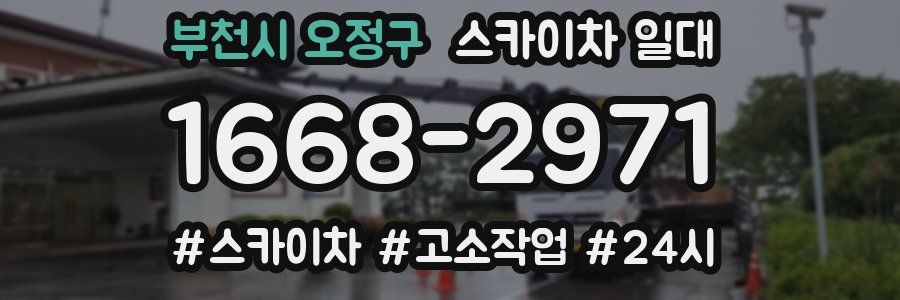 부천시 오정구 스카이차 일대