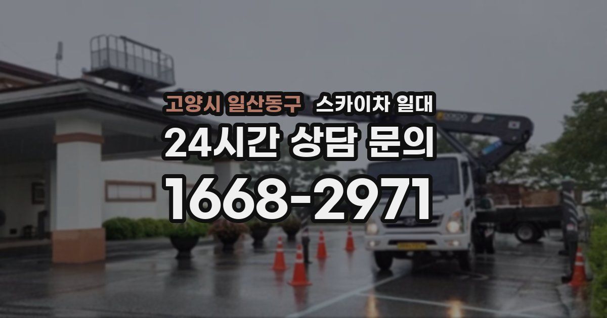 고양시 일산동구 스카이차 일대