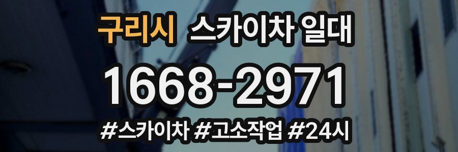 구리시 스카이차 일대
