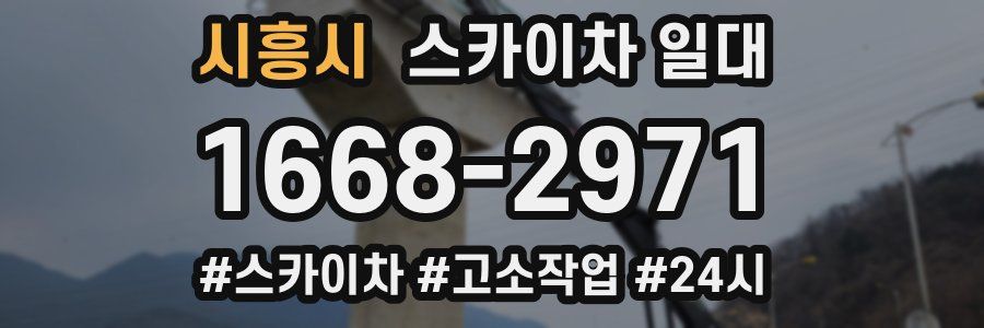 시흥시 스카이차 일대