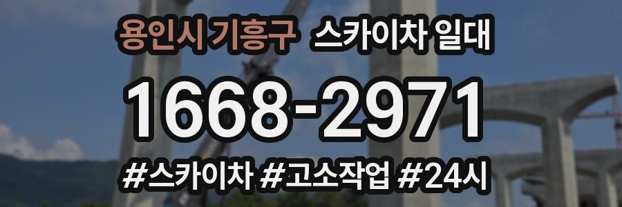 용인시 기흥구 스카이차 일대
