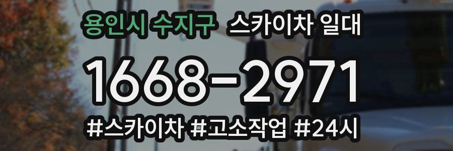 용인시 수지구 스카이차 일대